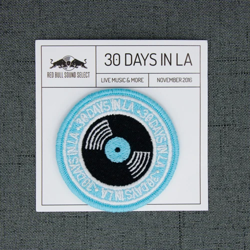 30 Days in LA Embroidered Patches