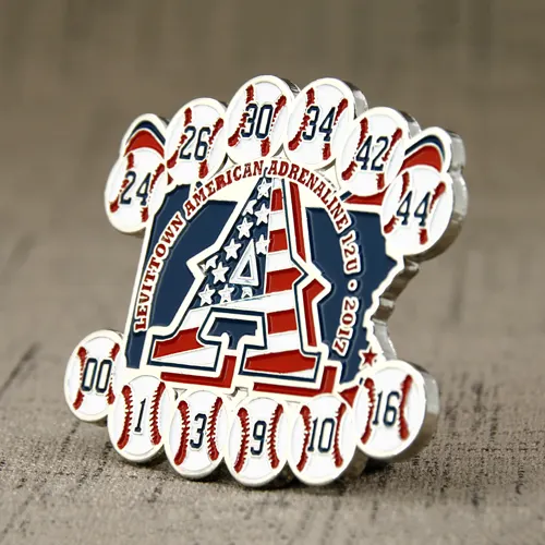 Levittown American Adrenaline Trading Pins