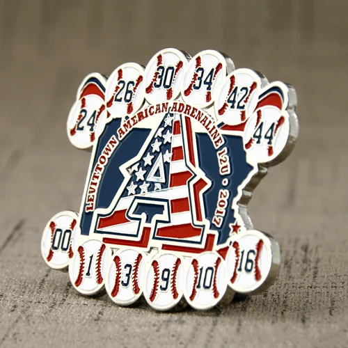 Levittown American Adrenaline Trading Pins