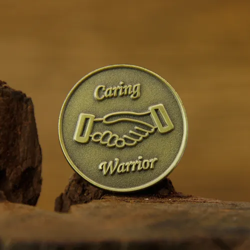 Caring Warrior Custom Lapel Pins Caring Warrior Custom Lapel Pins
