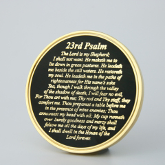 Psalm 23 Challenge Coins