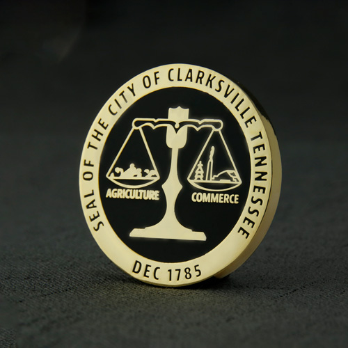 City of Clarksville Custom Coins