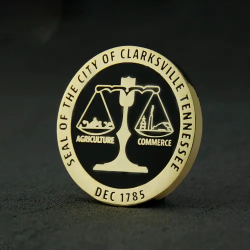 City of Clarksville Custom Coins
