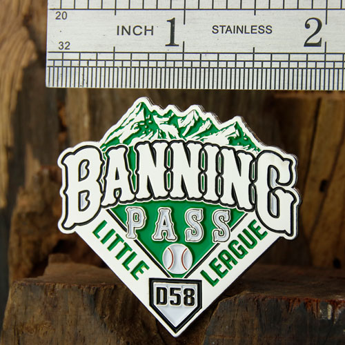 Banning Pass Little League Baseball Pins