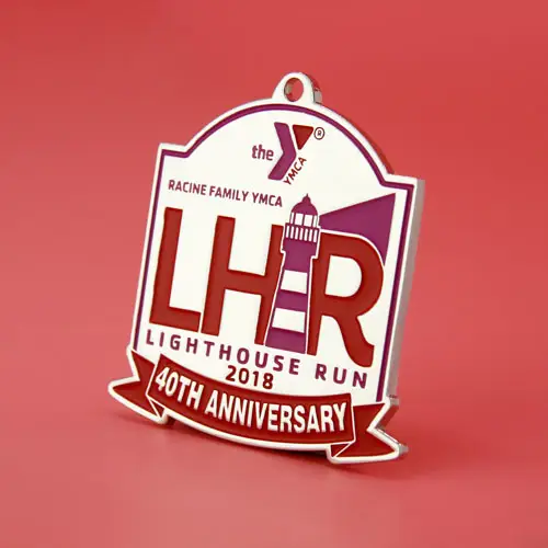 Lighthouse Run Custom Medals