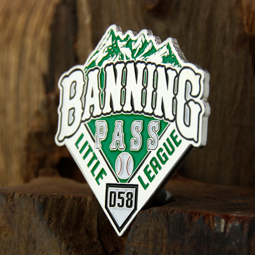 Banning Pass Little League Baseball Pins