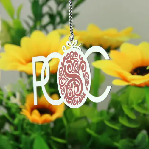 POOC Silver Custom Ornaments