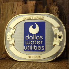Dallas Water Utilities Belt Buckles