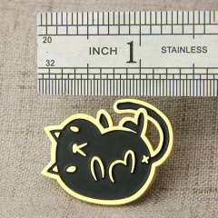 Black Cat Lapel Pins