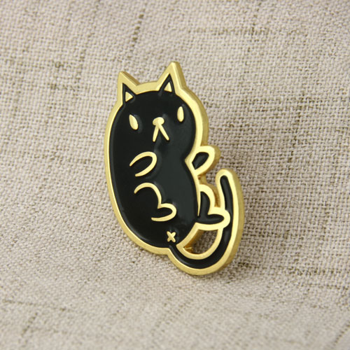 Black Cat Lapel Pins