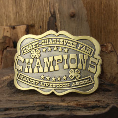 Champions Brass Belt Buckles