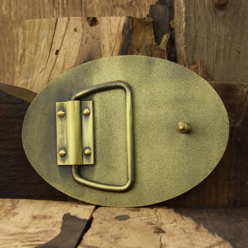 Georgia Pacific Brass Belt Buckles