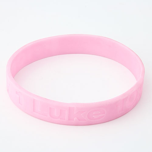 Gospel Of Luke Rubber Wristbands