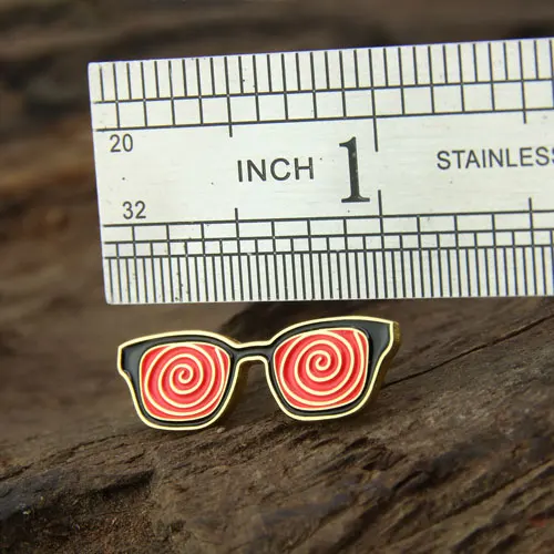 Glasses Custom Enamel Pins