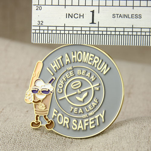 Coffee Bean Lapel Pins 