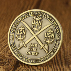 USN Ask the Chief Challenge Coins