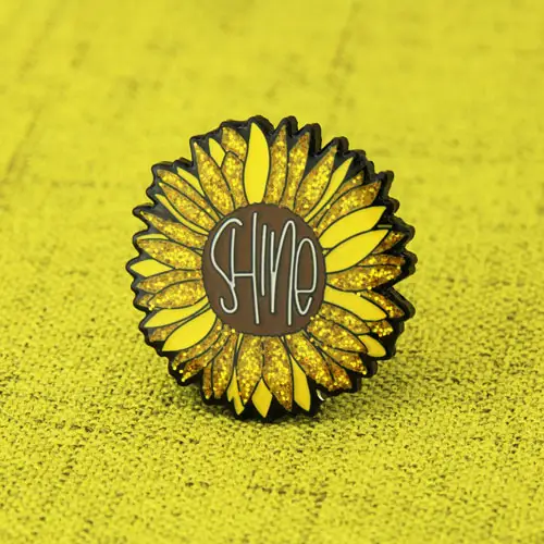 Daisy Enamel Pins