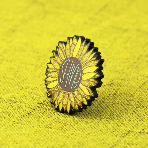 Daisy Enamel Pins