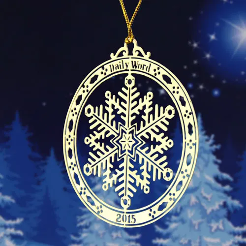  Daily Word Custom Etched Ornaments
