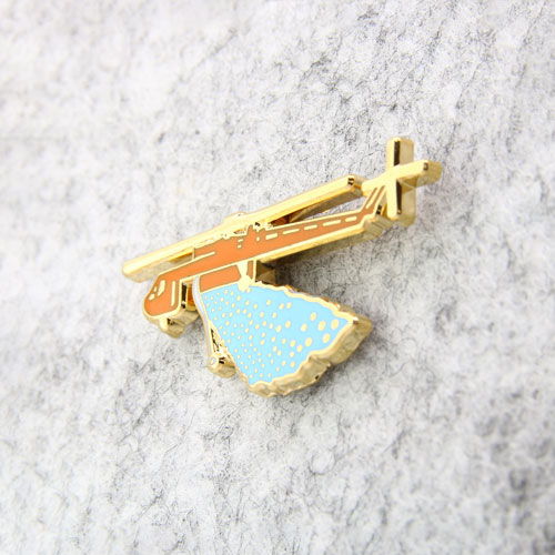 Artificial Rainfall Custom Lapel Pins