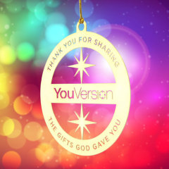 YouVersion Custom Etched Ornaments