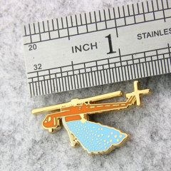 Artificial Rainfall Custom Lapel Pins