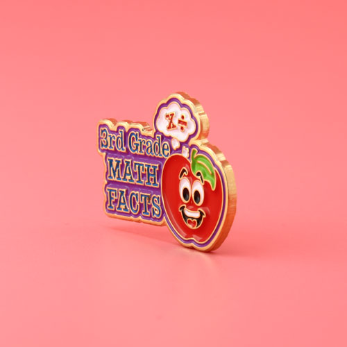 Red Apple Custom Enamel Pins 