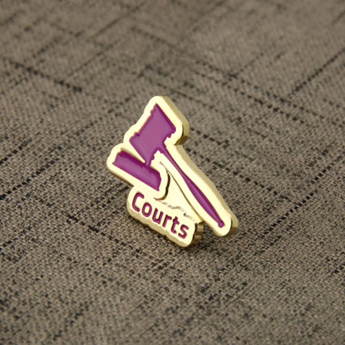 Law Hammer Custom Lapel Pins