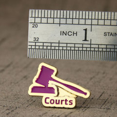 Law Hammer Custom Lapel Pins