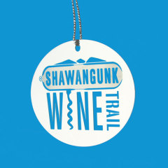 Shawangunk Wine Trail Etched Ornaments