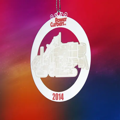 Power Curbers Custom Made Ornaments