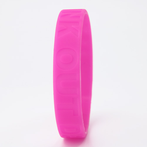 Pink Out Day Custom Wristbands