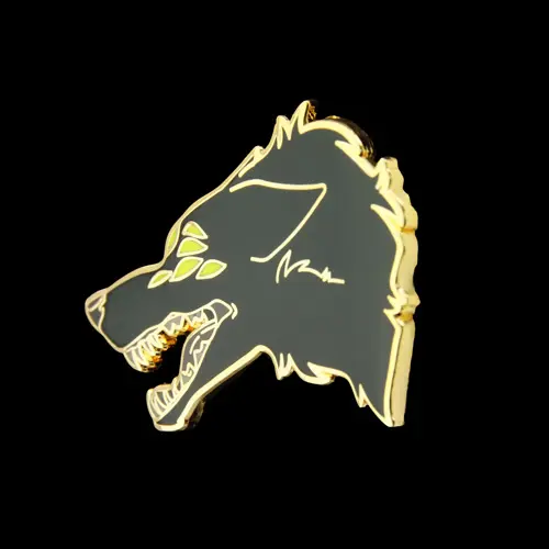 Wolf Enamel Pins