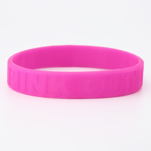 Pink Out Day Custom Wristbands