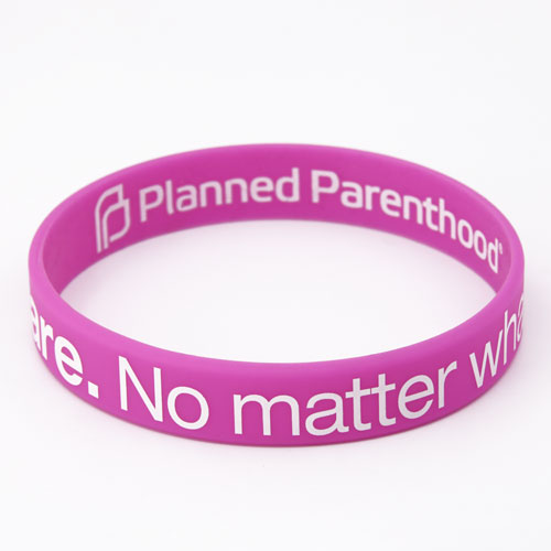 Planned Parenthood Silicone Wristbands