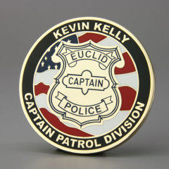 EUCLID Captain Police Custom Coins