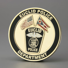 EUCLID Captain Police Custom Coins
