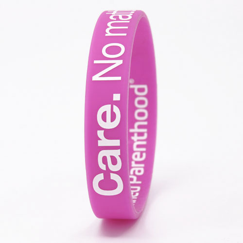 Planned Parenthood Silicone Wristbands