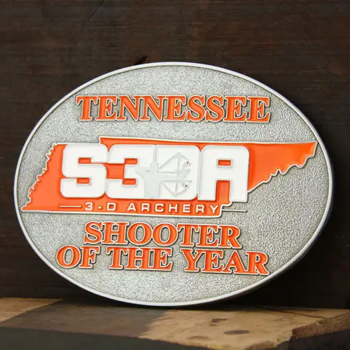 3D Archery Shooter Belt Buckles 3D Archery Shooter Belt Buckles