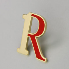 Letter R Custom Enamel Pins