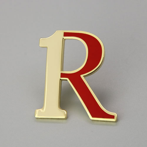 Letter R Custom Enamel Pins