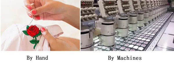 patches by hand and machines