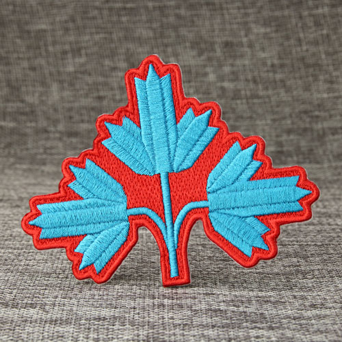 Leaf Custom Embroidered Patches