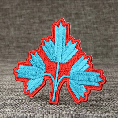 Leaf Custom Embroidered Patches Leaf Custom Embroidered Patches