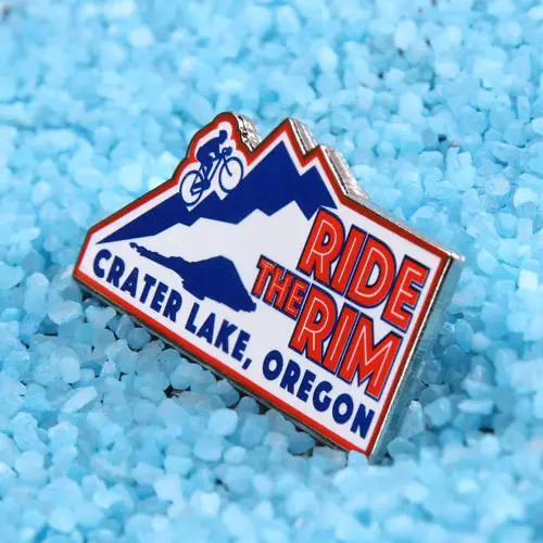 Ride the rim lapel pins