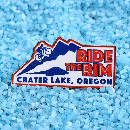 Ride the rim lapel pins