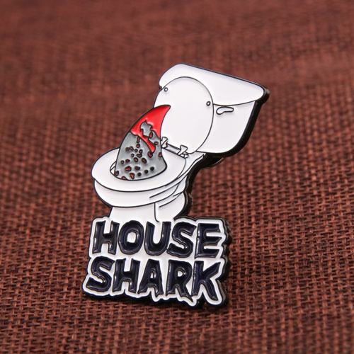 House Shark Lapel Pins
