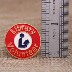Library Volunteers Lapel Pins 
