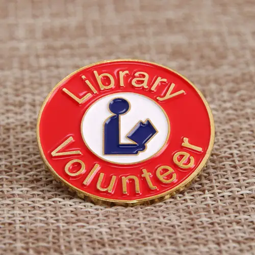 Library Volunteers Lapel Pins 