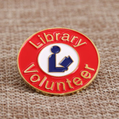 Library Volunteers Lapel Pins 